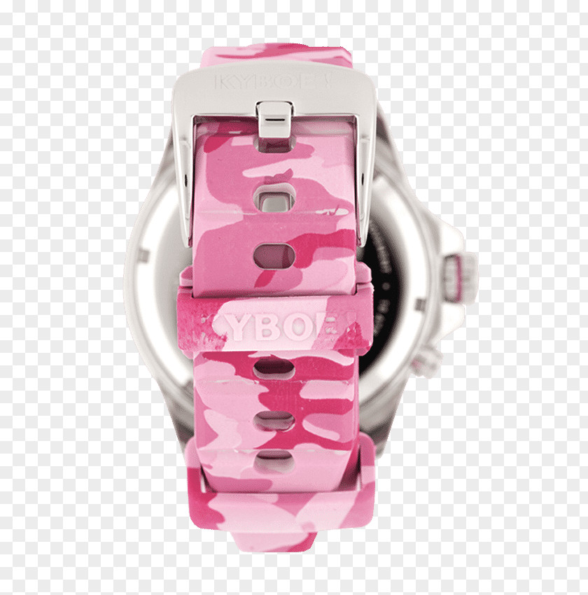 Watch Kyboe Strap Camouflage Stainless Steel PNG