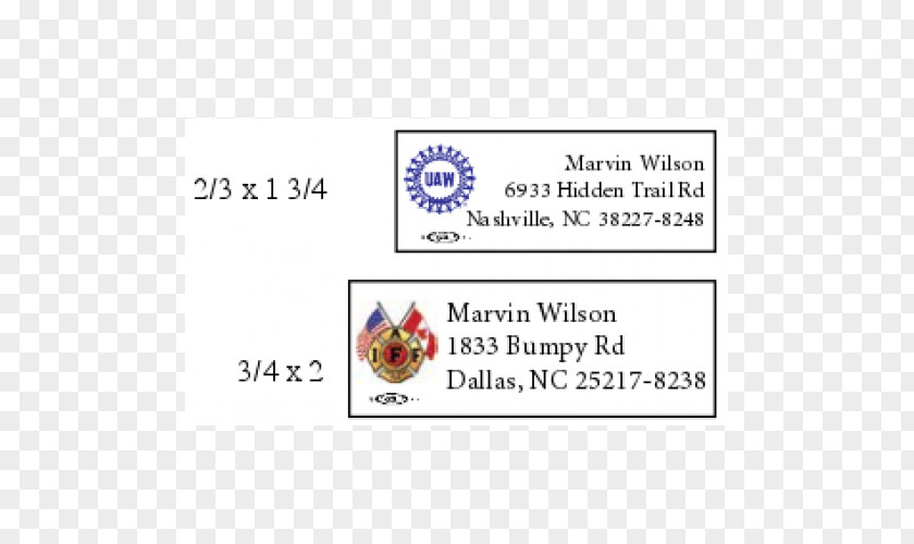 Address Label Document Line International Association Of Fire Fighters Firefighter Brand PNG