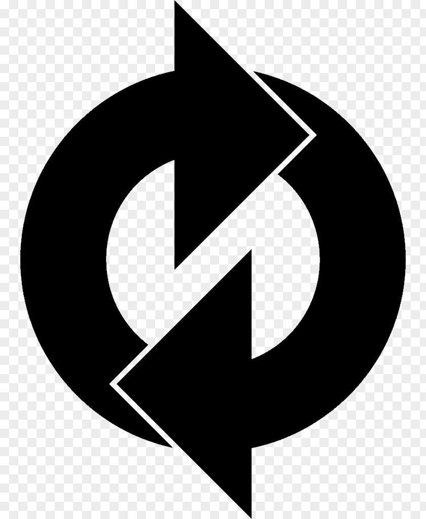 Blackandwhite Logo Reuse Arrow PNG