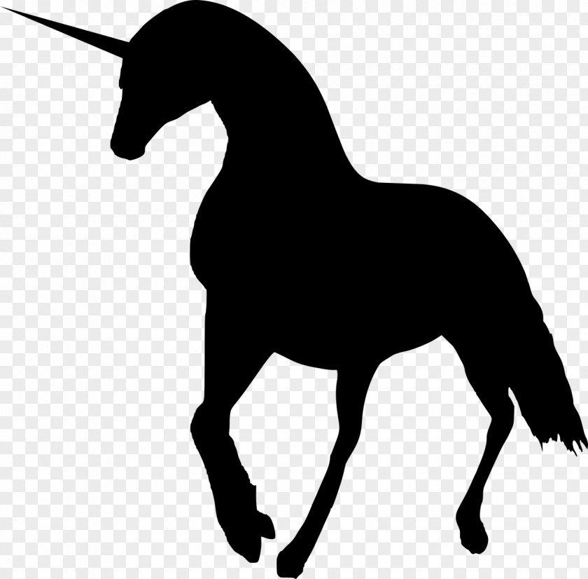 Glossy Butterflys Horse Pony Unicorn Mare Silhouette PNG
