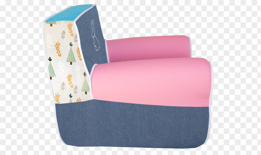 Jumping Rabbit Textile Denim Couch Color Chair PNG