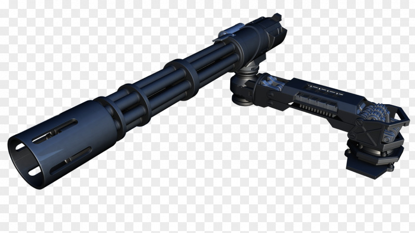 Machine Gun War Weapon Firearm Minigun PNG