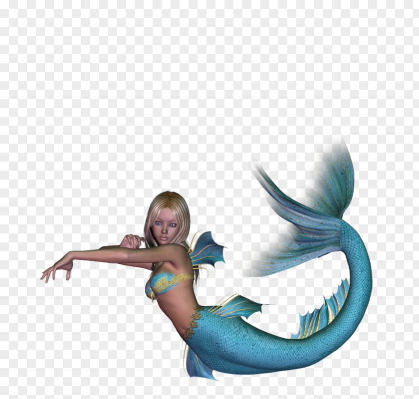 Mermaid Figurine PNG