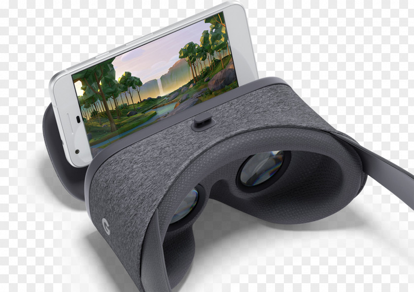 VR Headset Google Daydream View Virtual Reality Samsung Gear Moto Z PNG