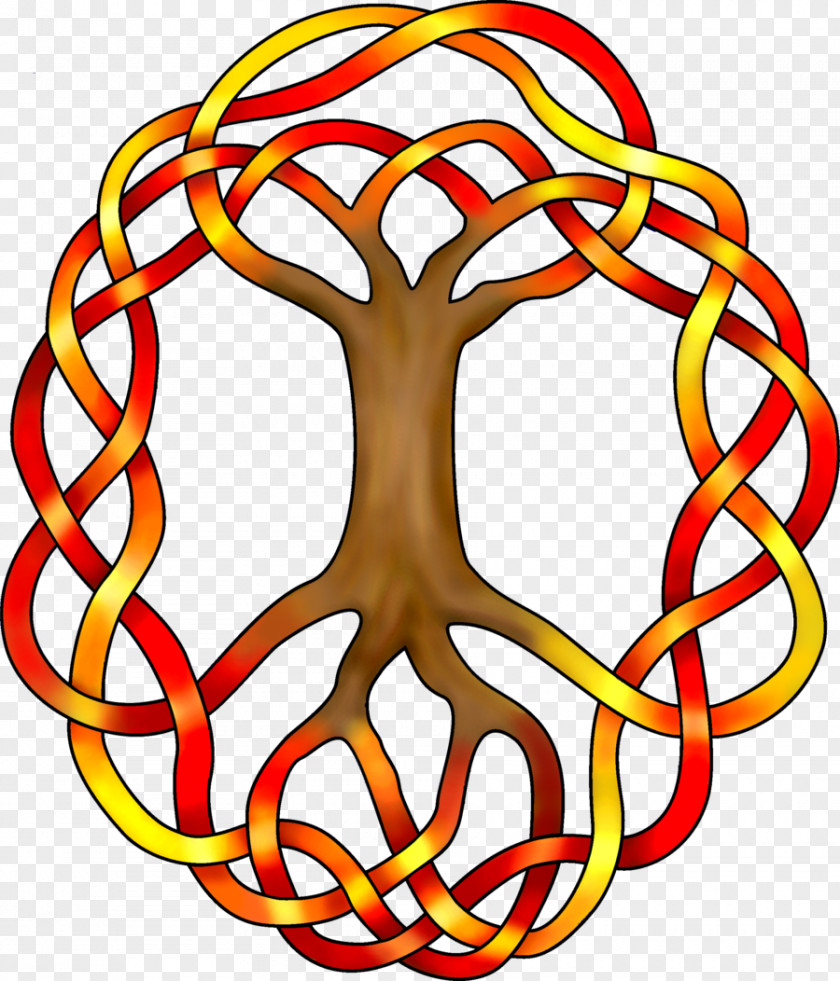 Yggdrasil Celtic Knot Art Dragon PNG