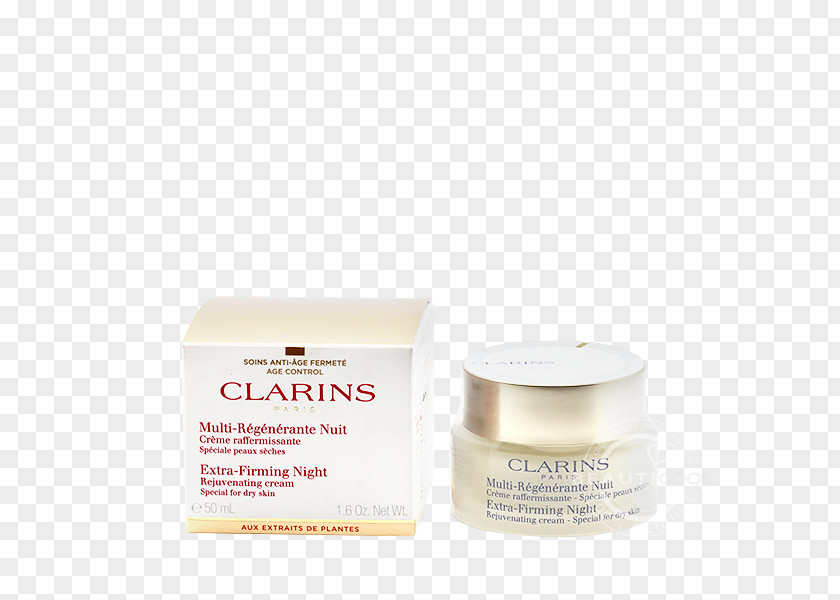 Clarins Extra-Firming Night Rejuvenating Cream Skin Xeroderma PNG