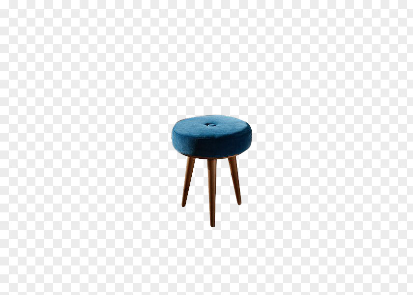 Dark Blue Round Chair PNG