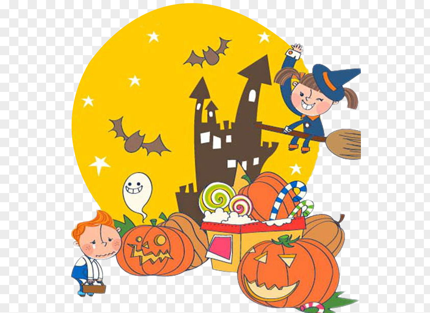 Halloween Child Cartoon Illustration PNG