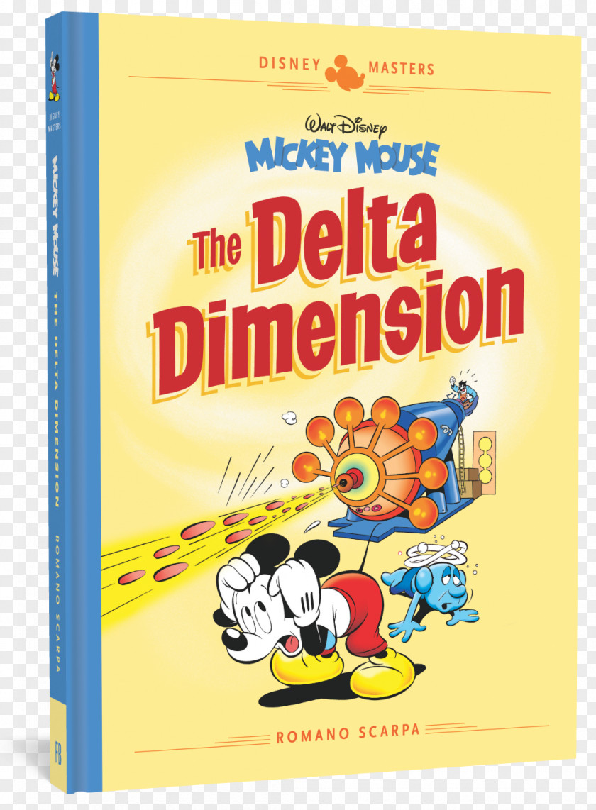 Mickey Mouse Disney Masters Vol. 1: Romano Scarpa: Walt Disney's Mouse: The Delta Dimension Fantagraphics Books PNG