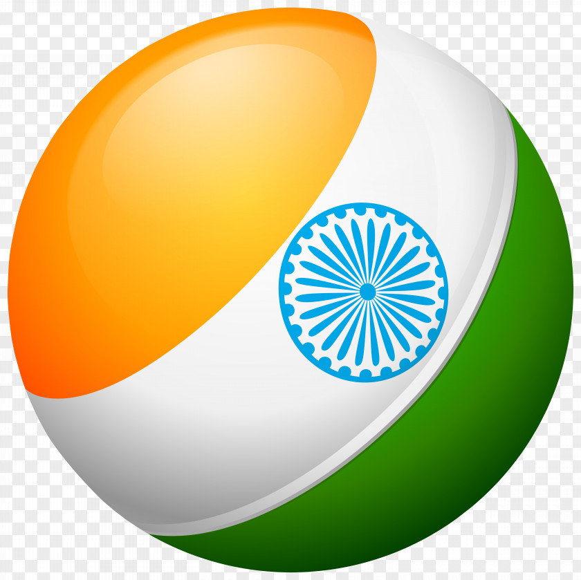 Round India Flag Transparent Clip Art Image Of PNG