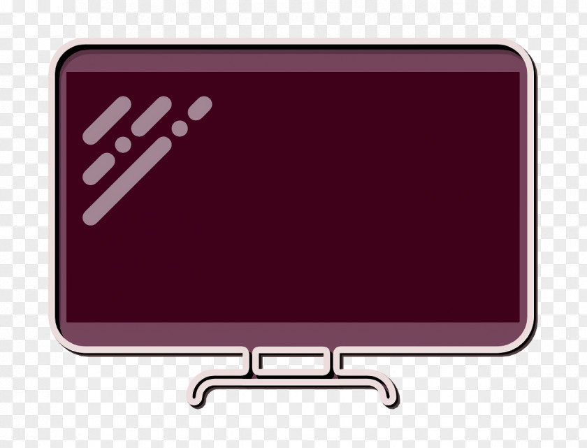 Television Icon Monitor Technology Elements PNG