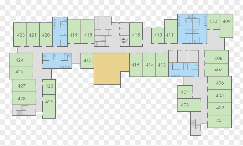 Building Dormitory Floor Plan Bellhop Apartment PNG