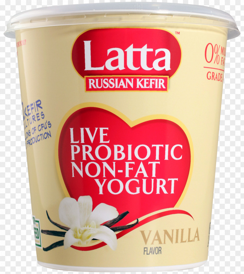 Cup Crème Fraîche Yoghurt Red PNG