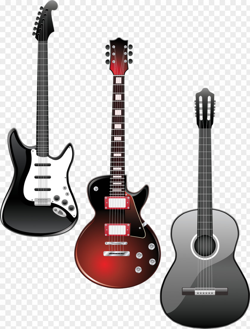 Guitar Decoration Electric Acoustic Clip Art PNG