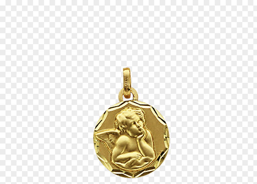 Medal Locket Gold Body Jewellery PNG