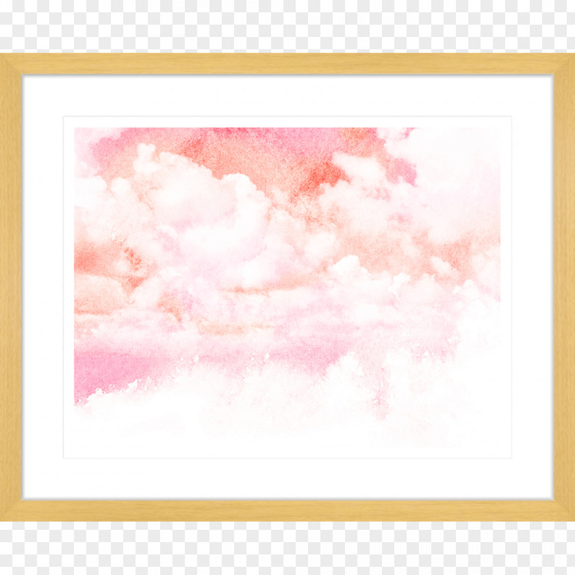 Wall Paintings Picture Frames Watercolor Painting Cloud Printing PNG