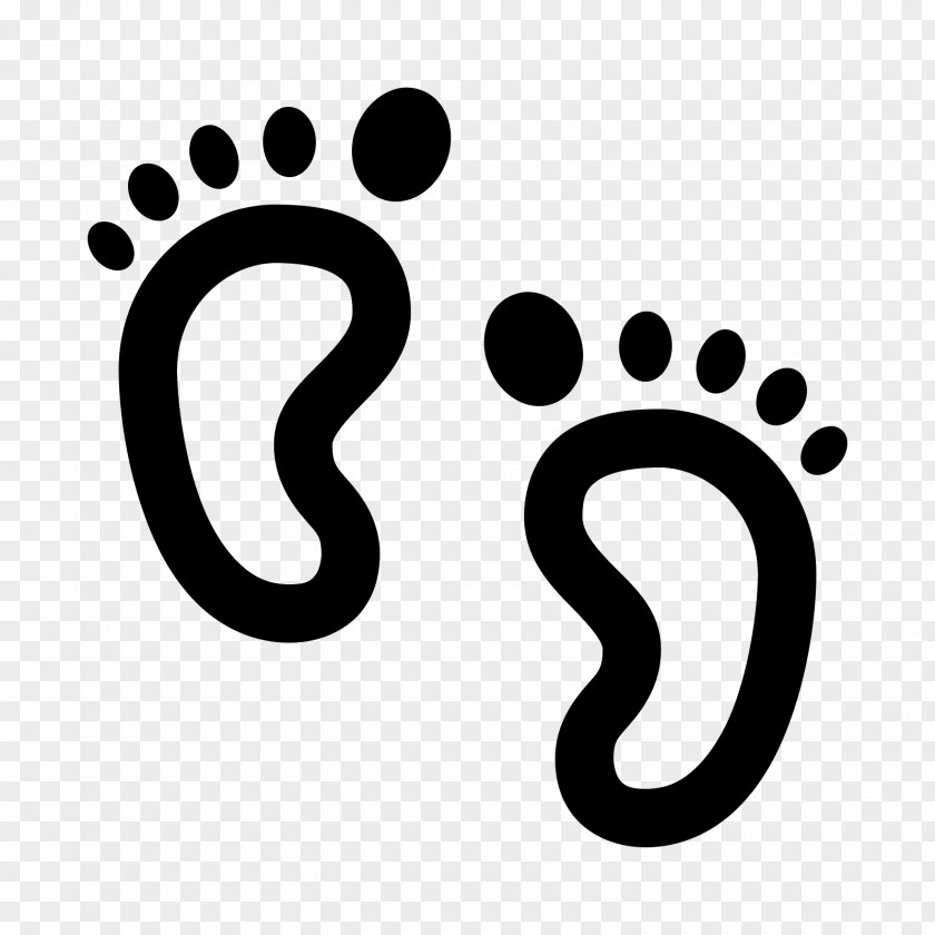 Baby Icon Footprint Infant Clip Art PNG