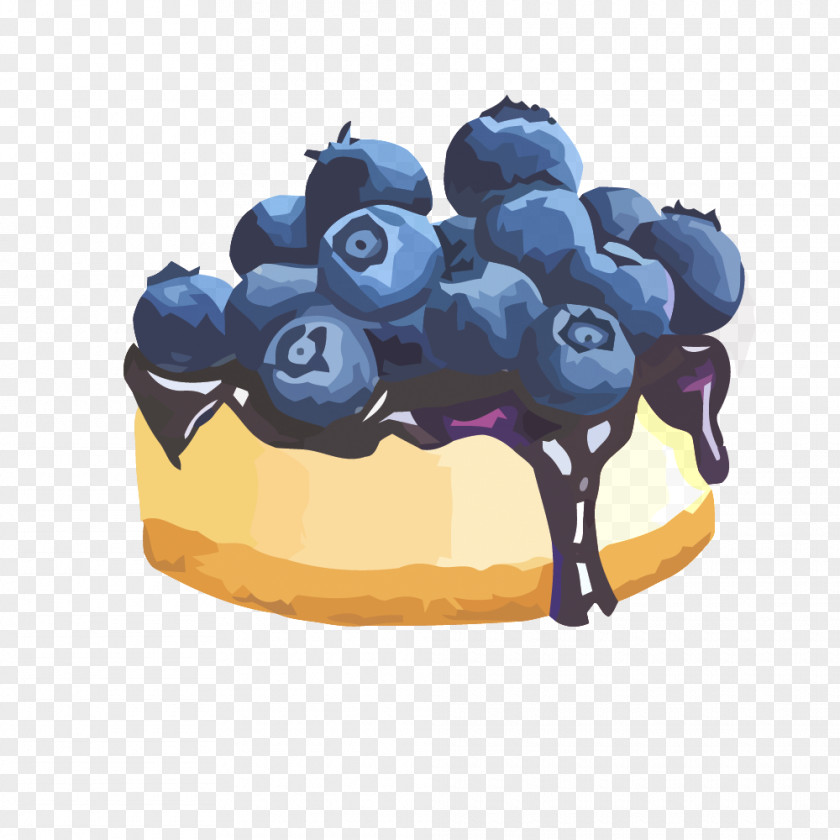 Blueberry Jam Cake Vector Material Tart Fruit Preserves PNG