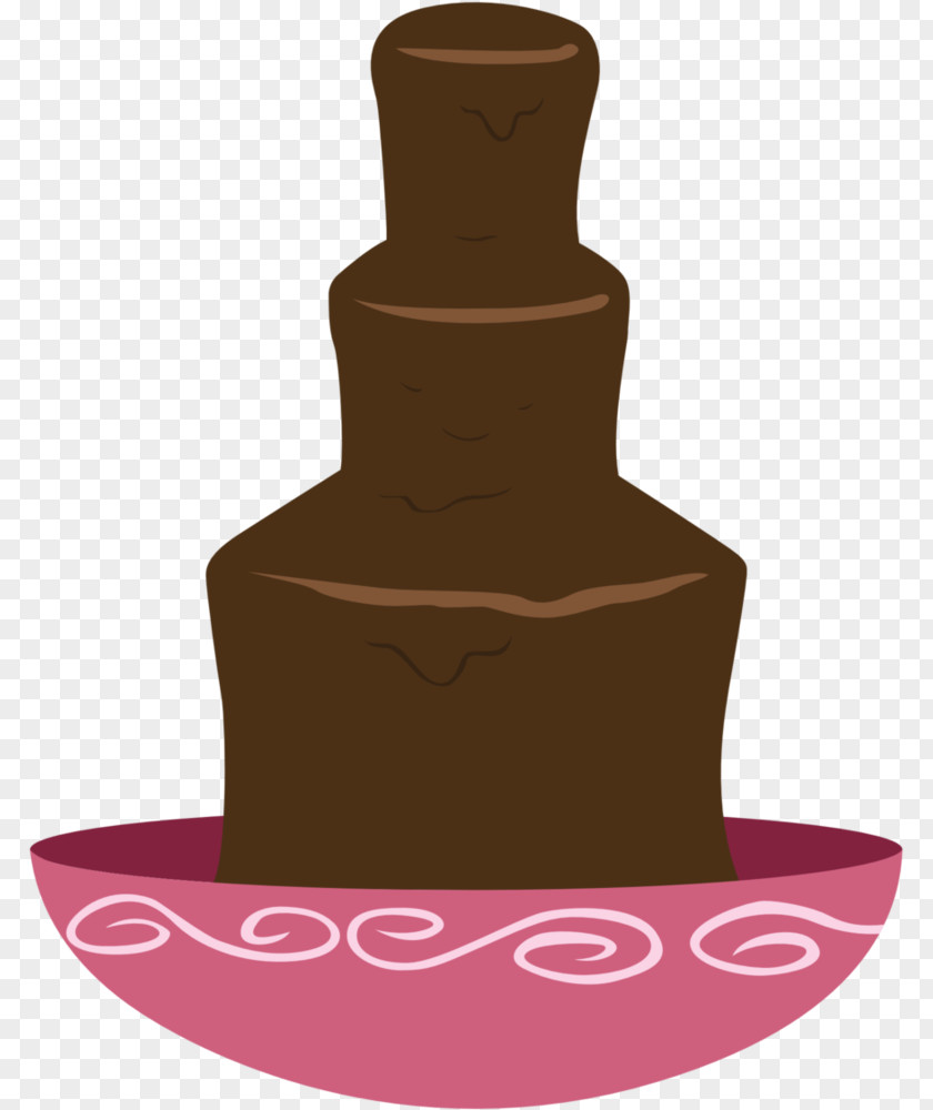 Cartoon Fountain Chocolate Cake Bar Clip Art PNG