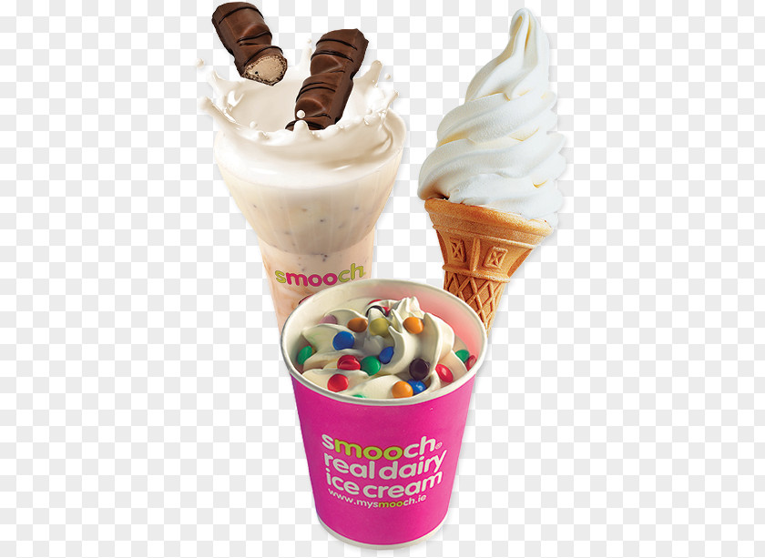 Delicious Milkshake Sundae Ice Cream Cones PNG
