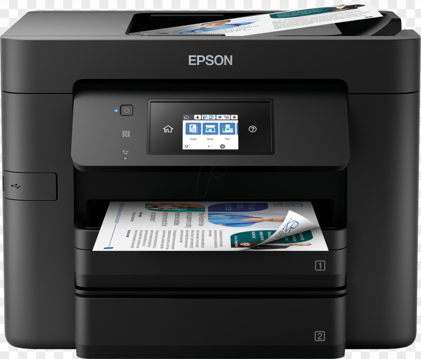 Printer Epson WorkForce Pro WF-4730DTWF Inkjet Printing Multi-function PNG