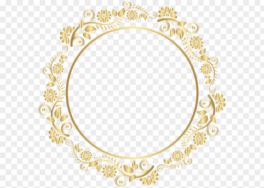 Round Border Picture Frames Art Clip PNG