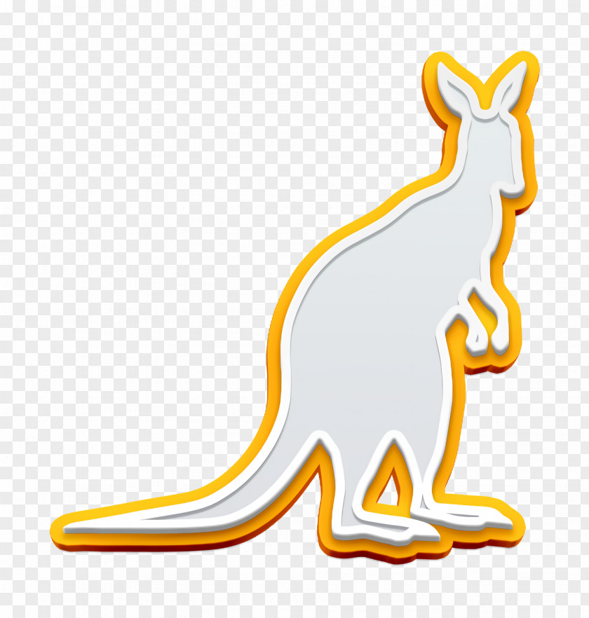 Animal Kingdom Icon Kangaroo Shape PNG