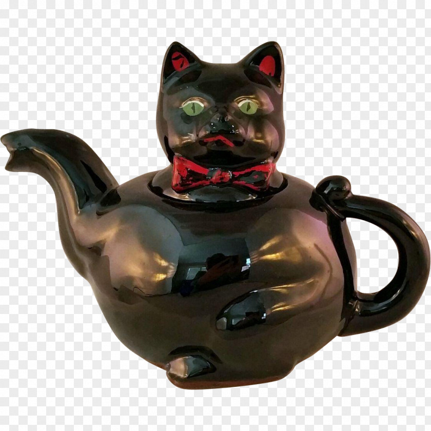 Cat Teapot Tableware Kettle Ceramic PNG