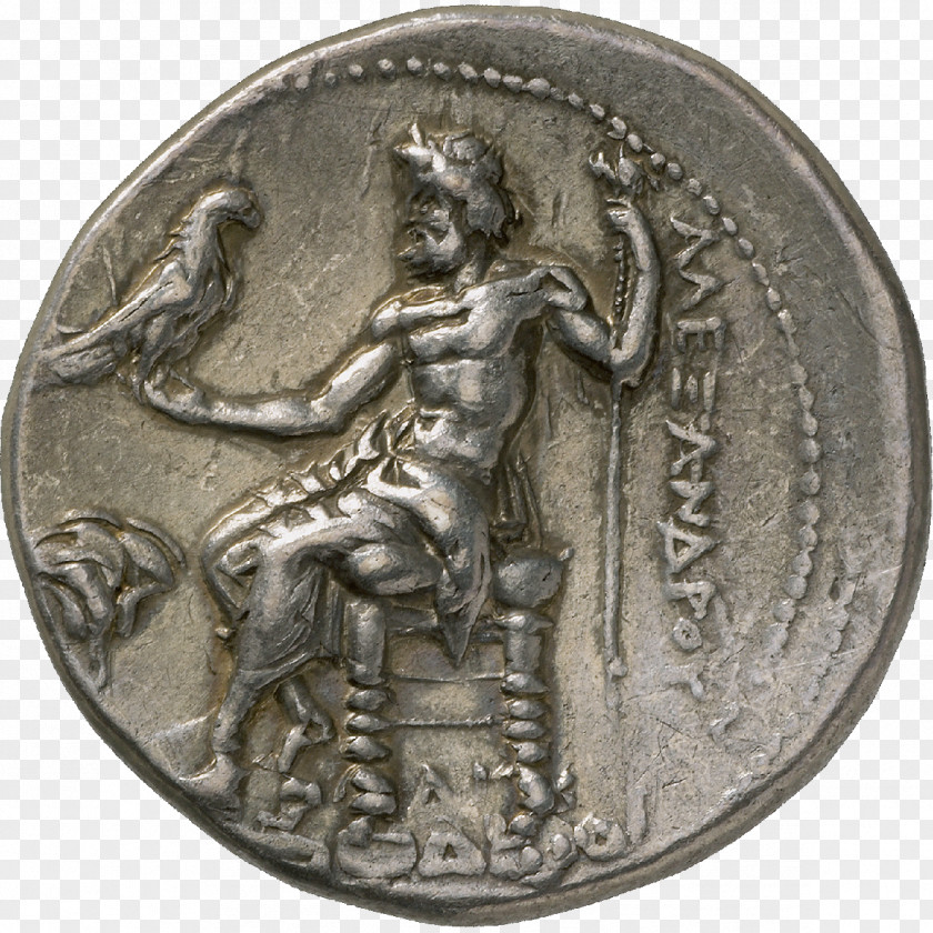 Alexander The Great Coin Obverse And Reverse Shilling Penny Mint PNG