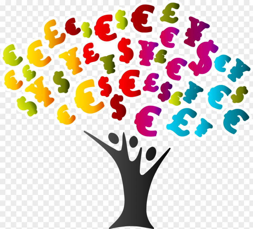 Creative Symbol Tree Vector Money Logo Illustration PNG
