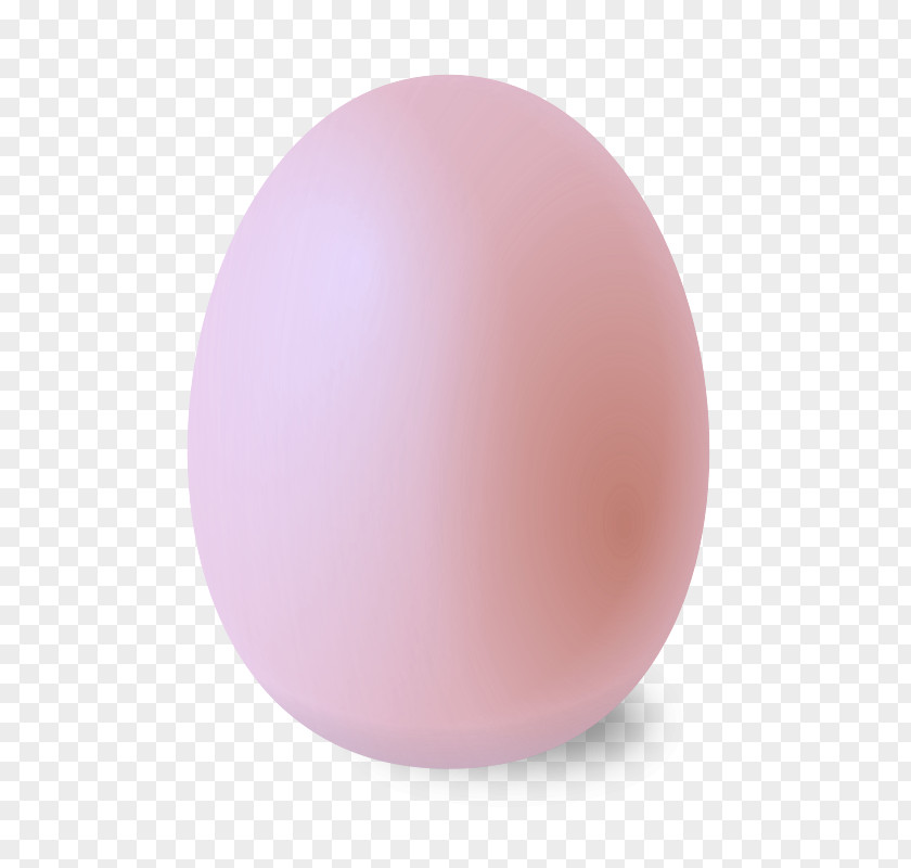 Oval Magenta Pink Ball PNG