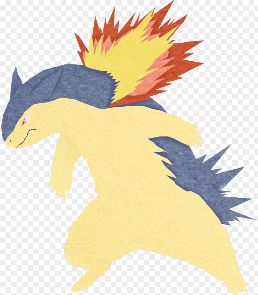 Paper Cutting Ash Ketchum Typhlosion Drawing Pokémon PNG