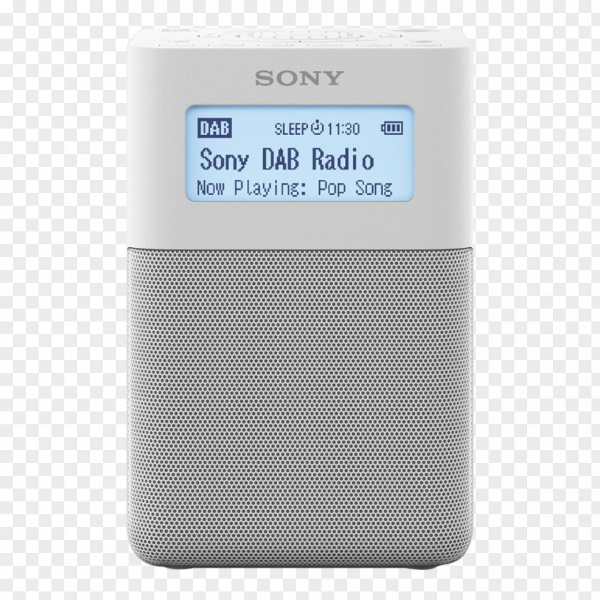 Radio Digital Audio Broadcasting DAB+ Alarm Clock Sony XDR-V20D FM PNG