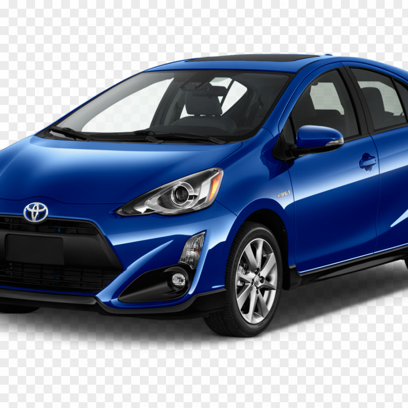 Toyota 2017 Prius C 2018 One Hatchback Car Hybrid Vehicle PNG