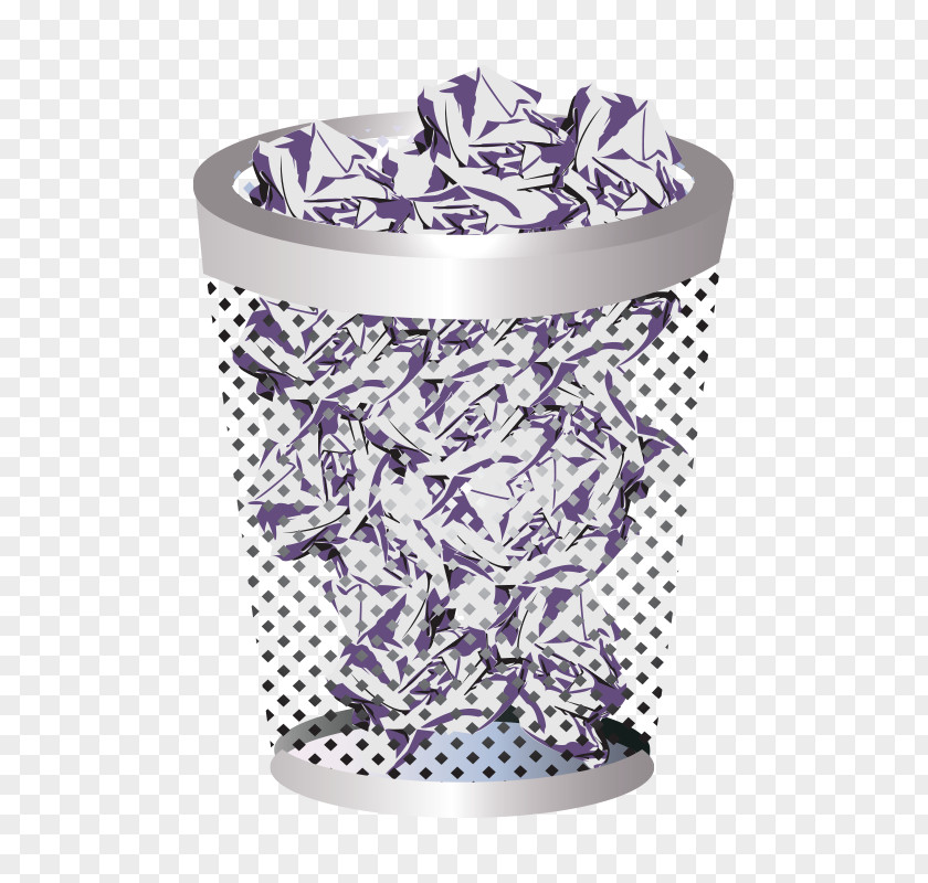 Trash Can Waste Container Recycling Office PNG