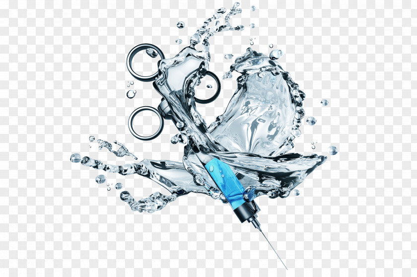 Water Effects Syringe Hypodermic Needle Injection PNG