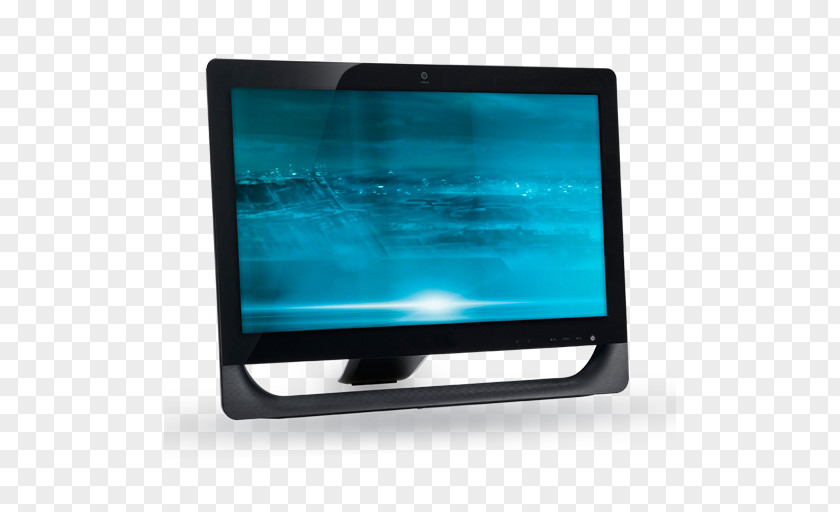 07 Computer Blue Grid Monitor Gadget Electronic Device Screen PNG