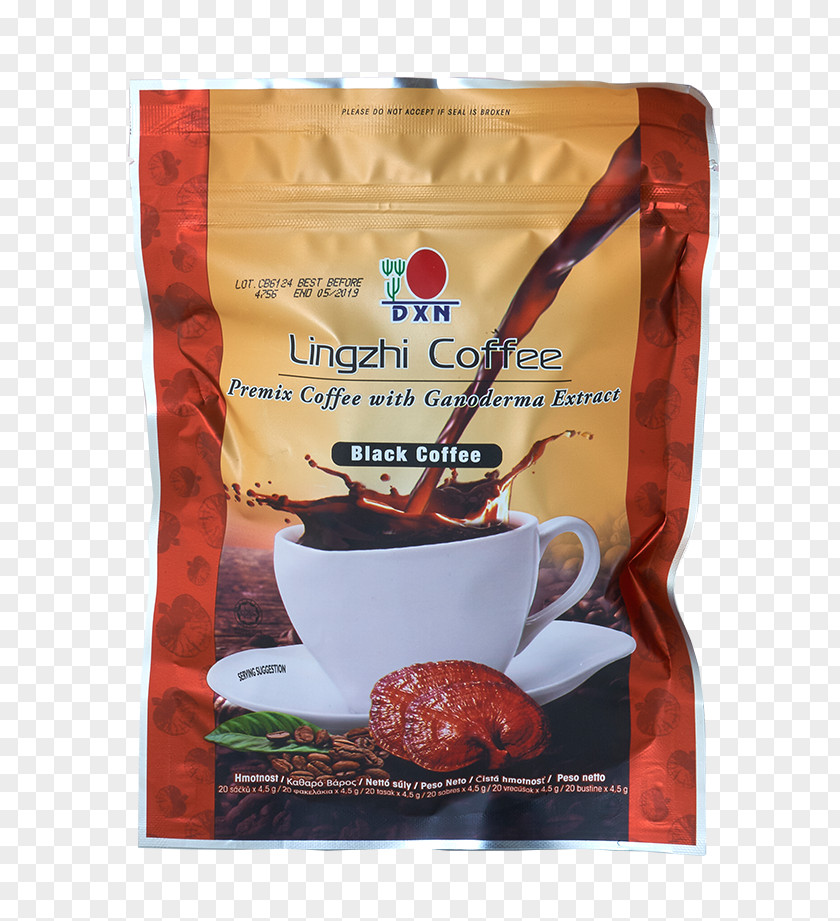 Coffee Instant Lingzhi Mushroom Tea Bean PNG