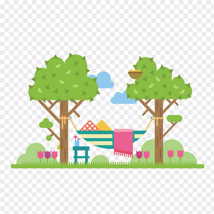 Colored Trees Vector Graphics Stock Illustration Drawing PNG