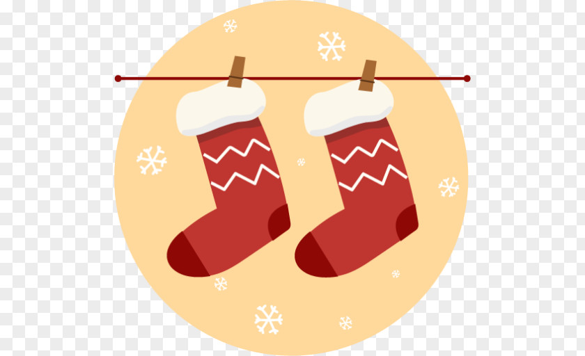 Patient With Socks Christmas Ornament Gift Clip Art PNG