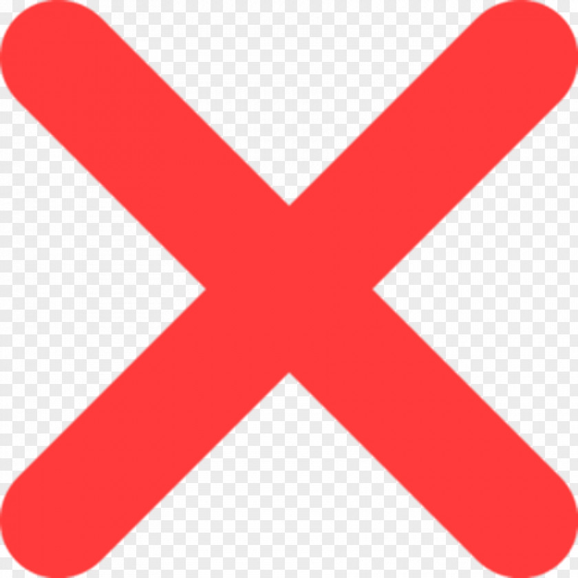 Cancel Cliparts Line Angle Point Red PNG