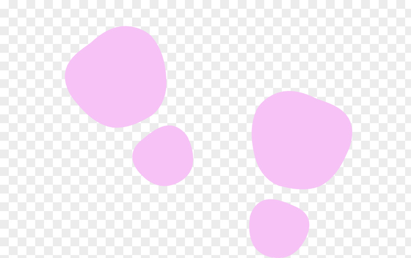 Footprint Lilac Violet Purple Magenta PNG