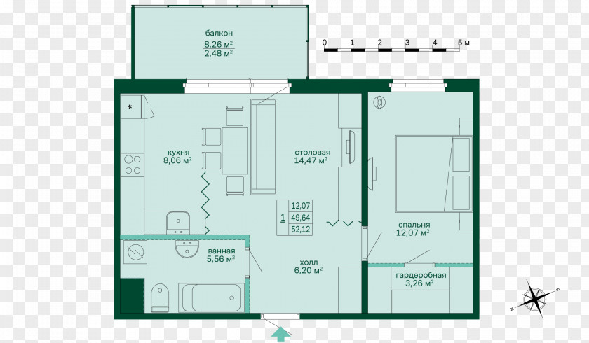 Apartment Skandi Klubb Penthouse Floor Plan Storey PNG