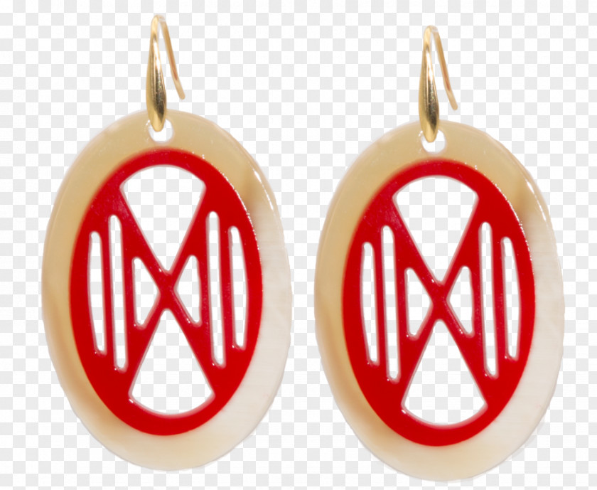 Jewellery Earring Red Body Logo PNG