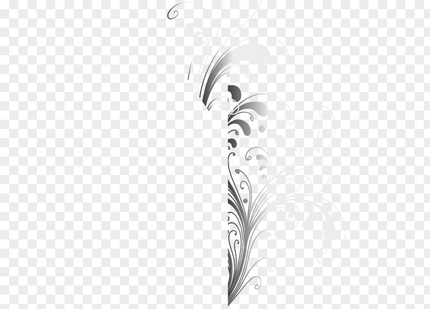 Leaf White Pattern PNG
