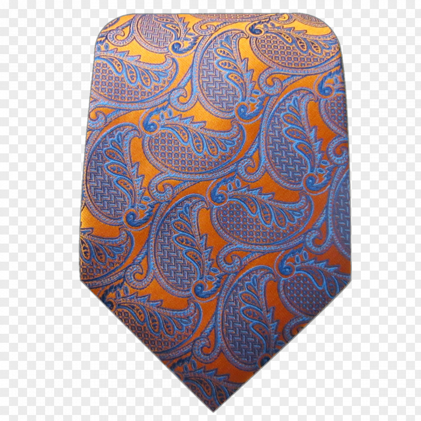 Orange Paisley Yellow Black Red PNG