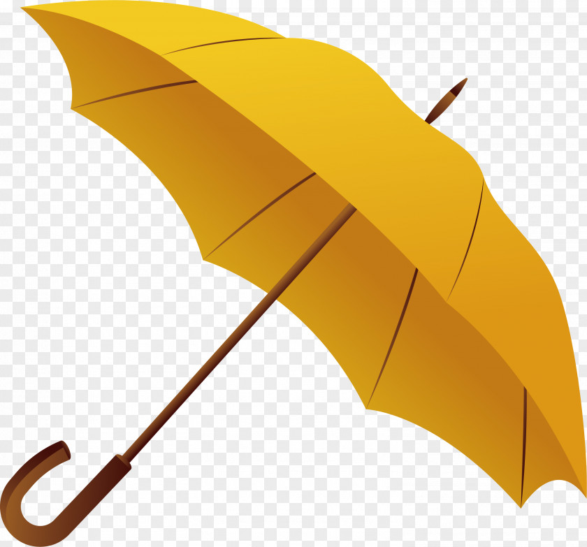 Yellow Umbrella Gadget Color PNG