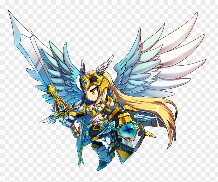 Angel Brave Frontier Archangel Azrael PNG