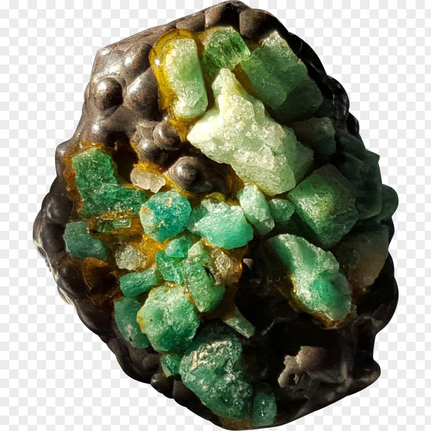 Emerald Gemstone Ring Diamond Beryl PNG