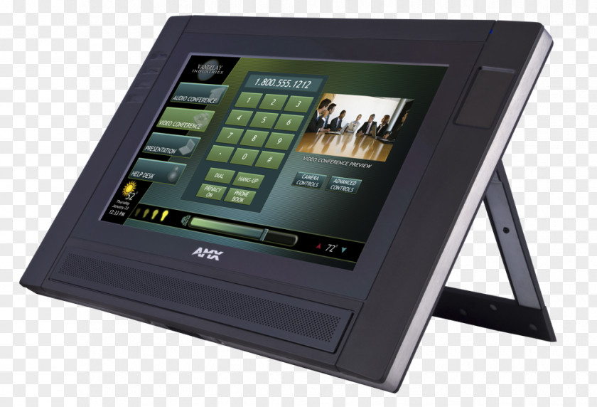 Broad Left Front Touchscreen AMX LLC User Information Display Device PNG